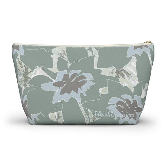 Floral Zipper Pouch, Travel Pouch, Accessory Pouch, Cute pouch, Zipper pouch, Zipper knitting pouch, Toiletry bag, Crochet Project pouch