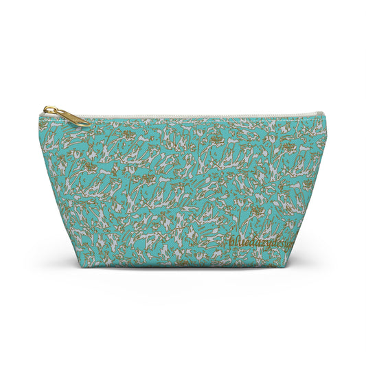 Botanical Print Accessory Pouch - Stylish Storage for Travel & Everyday Use