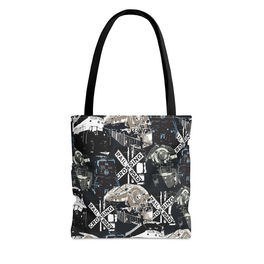 Train Aesthetic Tote Bag | Train lovers Gift | Vintage Train Print Tote Bag | Railroad Engine Tote Bag | Cute Train Tote | Train Tote Bag