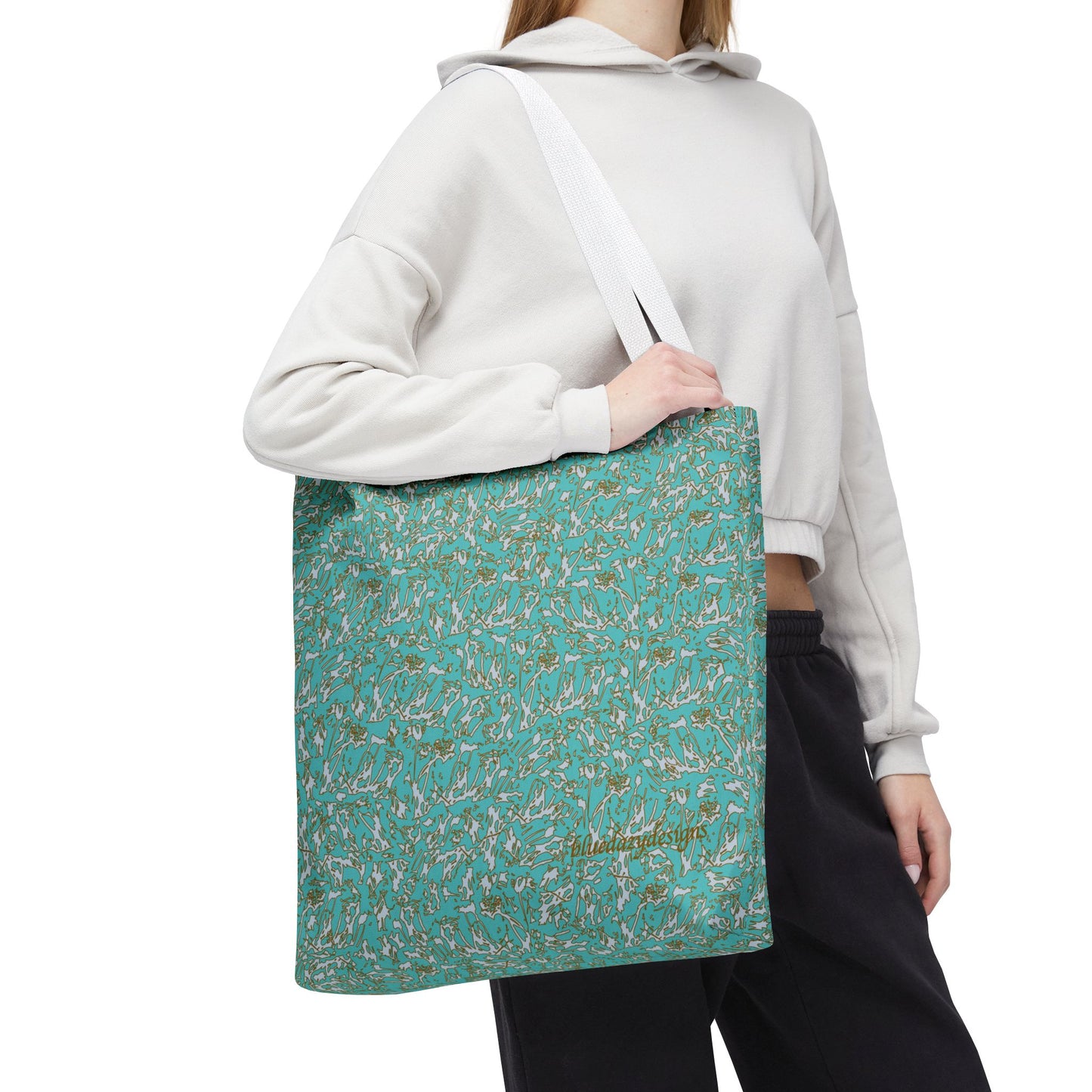 Chic Floral Tote Bag - Stylish & Spacious Carryall for Everyday Use