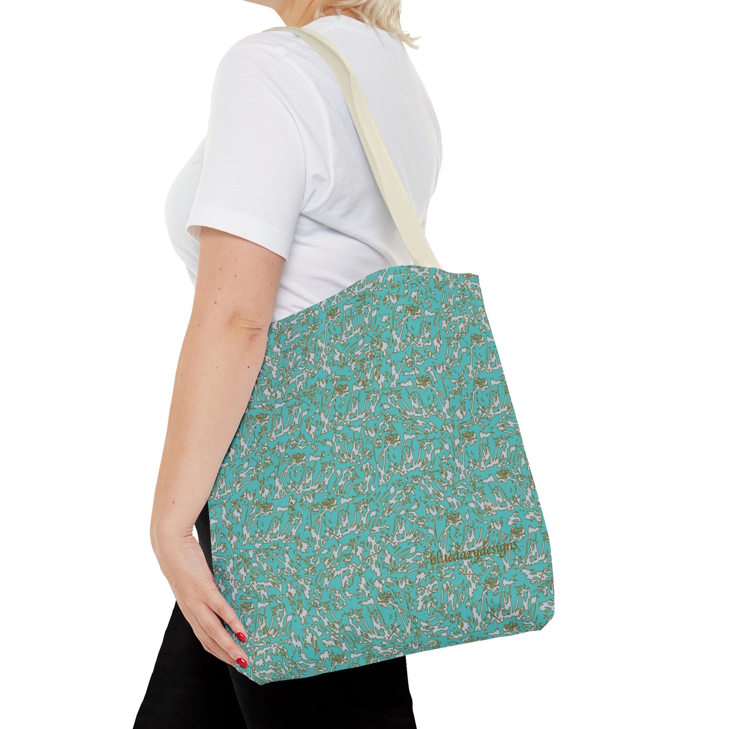 Chic Floral Tote Bag - Stylish & Spacious Carryall for Everyday Use